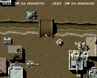 S.W.I.V. (Acorn 32-bit) screenshot: Turrets