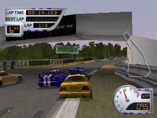 Sports Car GT (PlayStation) screenshot: Road Atlanta track