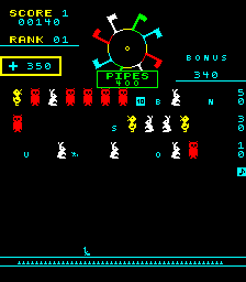 Carnival (Arcade) screenshot: Keep shooting.