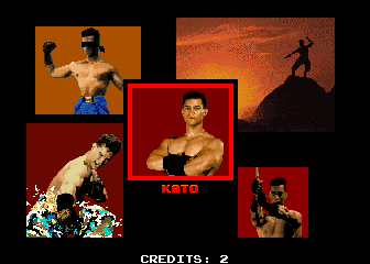 Pit-Fighter (Arcade) screenshot: Challengers introduction
