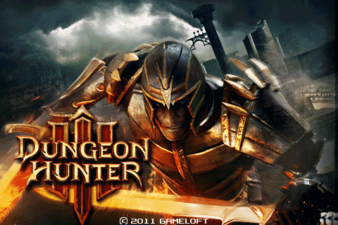 Dungeon Hunter III (Android) screenshot: Title screen