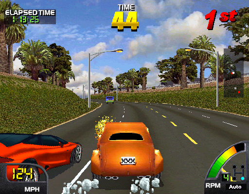 Screenshot of Cruis'n USA (Arcade, 1994) - MobyGames