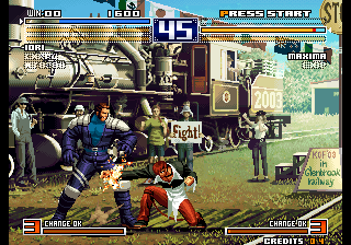 The King of Fighters 2003 (Arcade) screenshot: Low punch.