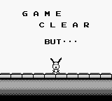 Snoopy's Magic Show (Game Boy) screenshot: After 60 stages... Game clear... but...