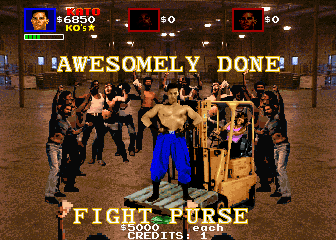 Pit Fighter Screenshot of Pit-Fighter (Arcade, 1990) - MobyGames
