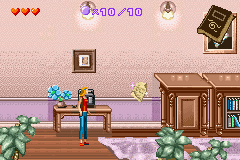 Sabrina, the Teenage Witch: Potion Commotion (Game Boy Advance) screenshot: A page from a magic book. Three pages will give you a new spell.