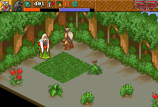 Heimdall 2: Into the Hall of Worlds (Amiga CD32) screenshot: Meeting the God of Nature