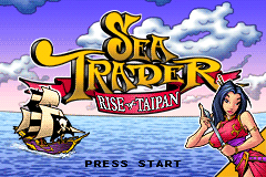 Sea Trader: Rise of Taipan (Game Boy Advance) screenshot: Title screen