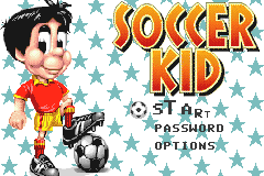 Soccer Kid (Game Boy Advance) screenshot: Title screen