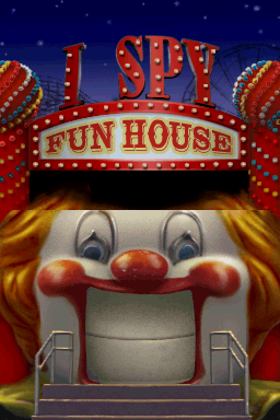 I Spy: Fun House (Nintendo DS) screenshot: Title Screen - nightmarish