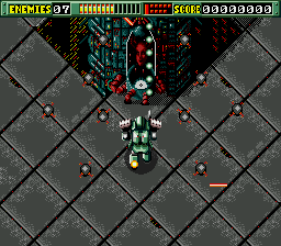 Final Zone (Genesis) screenshot: Giant head in water tank