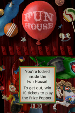 I Spy: Fun House (Nintendo DS) screenshot: An alarming situation