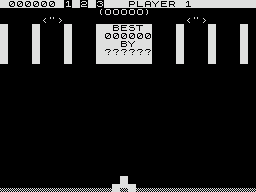 U.F.O. (ZX81) screenshot: Starting out