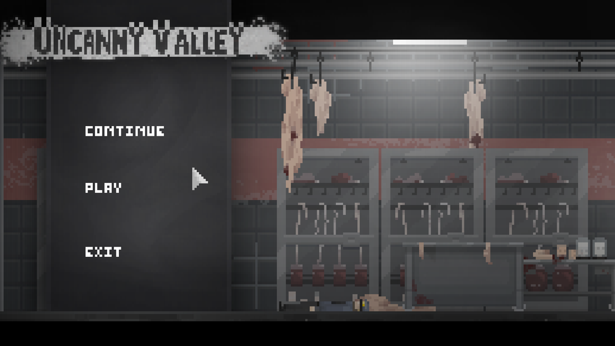 Uncanny Valley (Windows) screenshot: Main menu