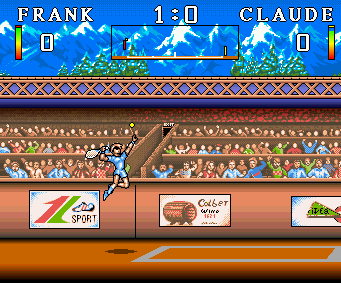 Smash (Amiga) screenshot: Jumping serve