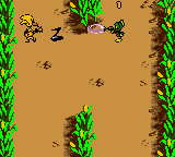 Looney Tunes: Marvin Strikes Back! (Game Boy Color) screenshot: Against another "Earth sample"
