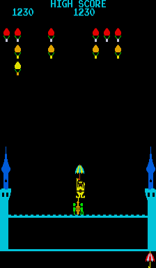 King & Balloon (Arcade) screenshot: Saved the king.