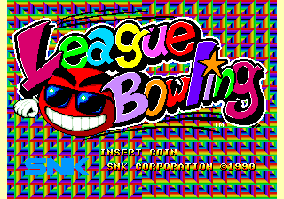 League Bowling (Arcade) screenshot: Title Screen.