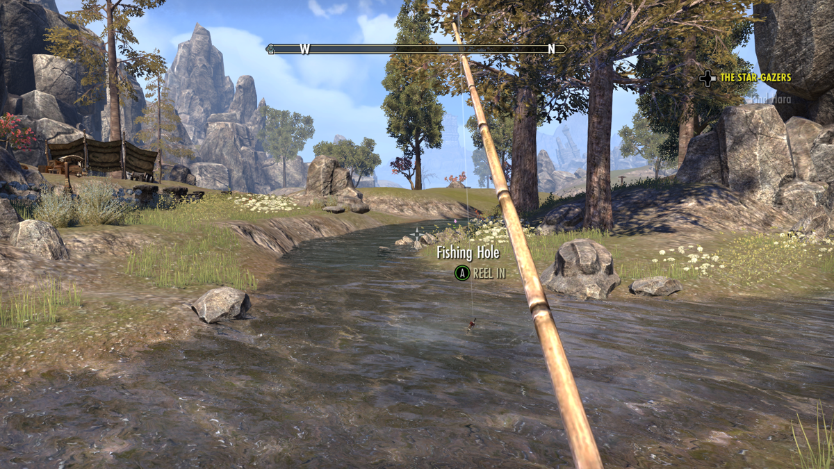The Elder Scrolls Online: Tamriel Unlimited (Xbox One) screenshot: Fishing