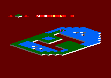Binky (Amstrad CPC) screenshot: Getting killed