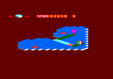 Binky (Amstrad CPC) screenshot: And the last few three times