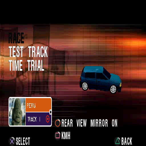 Max Power Racing (PlayStation) screenshot: Let's race