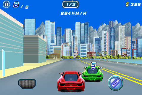 Asphalt 6: Adrenaline (J2ME) screenshot: Rio de Janeiro