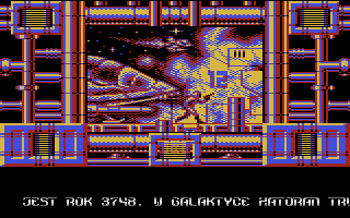 Technus (Atari 8-bit) screenshot: Game storyline