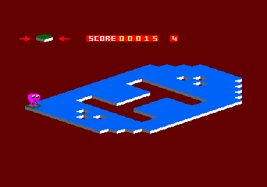 Binky (Amstrad CPC) screenshot: Starting out