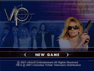 VIP (PlayStation) screenshot: Main menu / Title screen