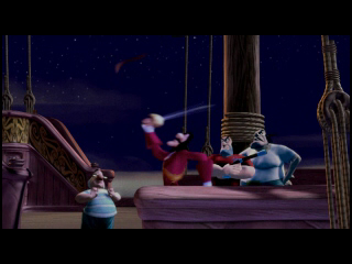 Peter Pan in Disney's Return to Never Land (Windows) screenshot: Intro sequence - Captain's Hook Crew