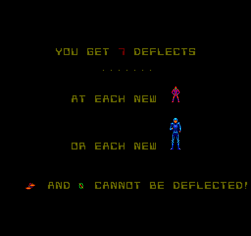 Discs of Tron (Arcade) screenshot: Instructions.