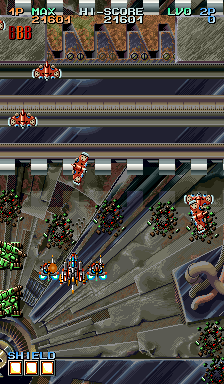 Gunnail (Arcade) screenshot: Some enemies