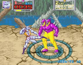 Metamorphic Force (Arcade) screenshot: Next boss