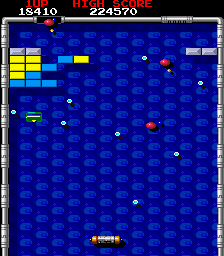 Arkanoid: Revenge of DOH (Arcade) screenshot: Powerups