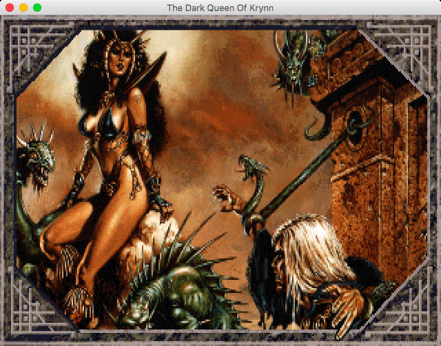 Advanced Dungeons & Dragons: Collectors Edition Vol.2 (Macintosh) screenshot: The Dark Queen of Krynn (GOG version) - Intro