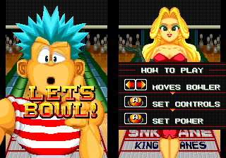 League Bowling (Arcade) screenshot: Let's Bowl!