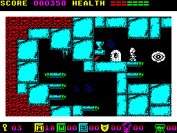 Elven Warrior (ZX Spectrum) screenshot: Underground