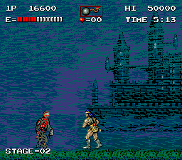 Haunted Castle (Arcade) screenshot: Mystery mist