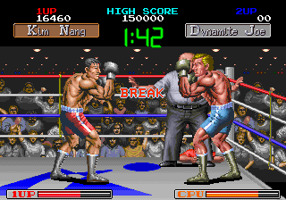 Final Blow (Arcade) screenshot: Break.