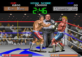 Final Blow (Arcade) screenshot: Good punch.