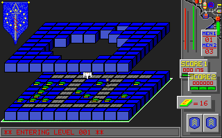 Laser Force (Apple IIgs) screenshot: Killed