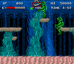 Haunted Castle (Arcade) screenshot: Fishman