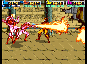 X-Men (Arcade) screenshot: Pyro's clones