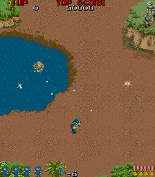 Commando (Arcade) screenshot: Like Chuck in "missing in action"