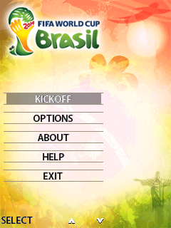2014 FIFA World Cup Brazil (J2ME) screenshot: Main menu