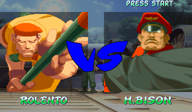 Street Fighter Alpha 2 (Arcade) screenshot: Main Enemy - Mr. Bison