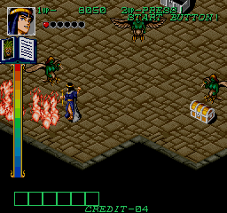 Gate of Doom (Arcade) screenshot: Harpies