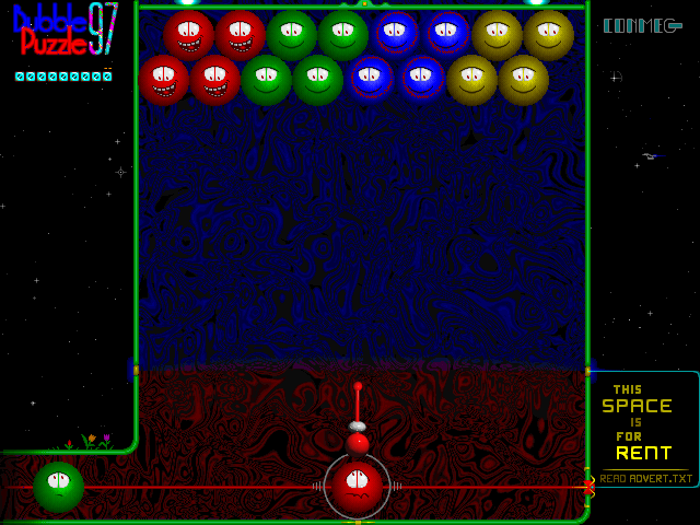 Bubble Puzzle 97 (Windows) screenshot: Start game