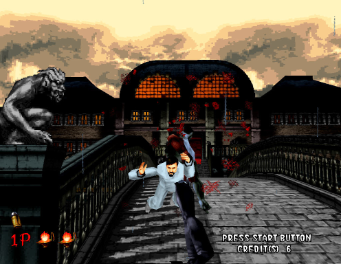 The House of the Dead (Arcade) screenshot: Something is wrong